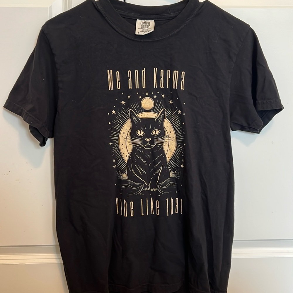Taylor Swift inspired Karma Cat Tee, Size S